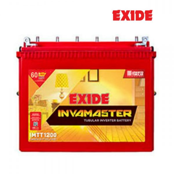 Exide-Invamaster-IMTT1200-2-600x Exide MGST1200 120-150Ah Short Tubular Inverter Battery - Image 1